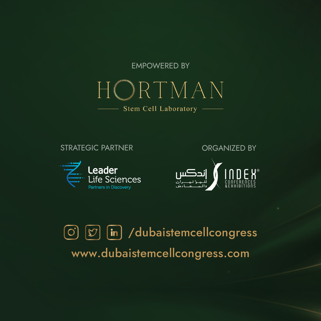 DubaiStemCell's tweet photo. We are honored to announce that Prof. Serdar Kabatas, Head of Neurosurgery Department at GOT Education &amp; Research Hospital, Turkey, will be joining us at DSCC 2023 to speak on Clinical Stem Cell Applications in Central &amp; Periferic Nervous System Disorders.
https://t.co/f5NOxaCfGD https://t.co/i9lp7cjW3c
