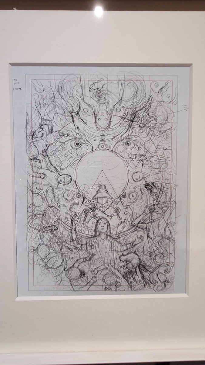 XDash's tweet image. 意外看到了瞬息全宇宙的海报原画稿，一本满足