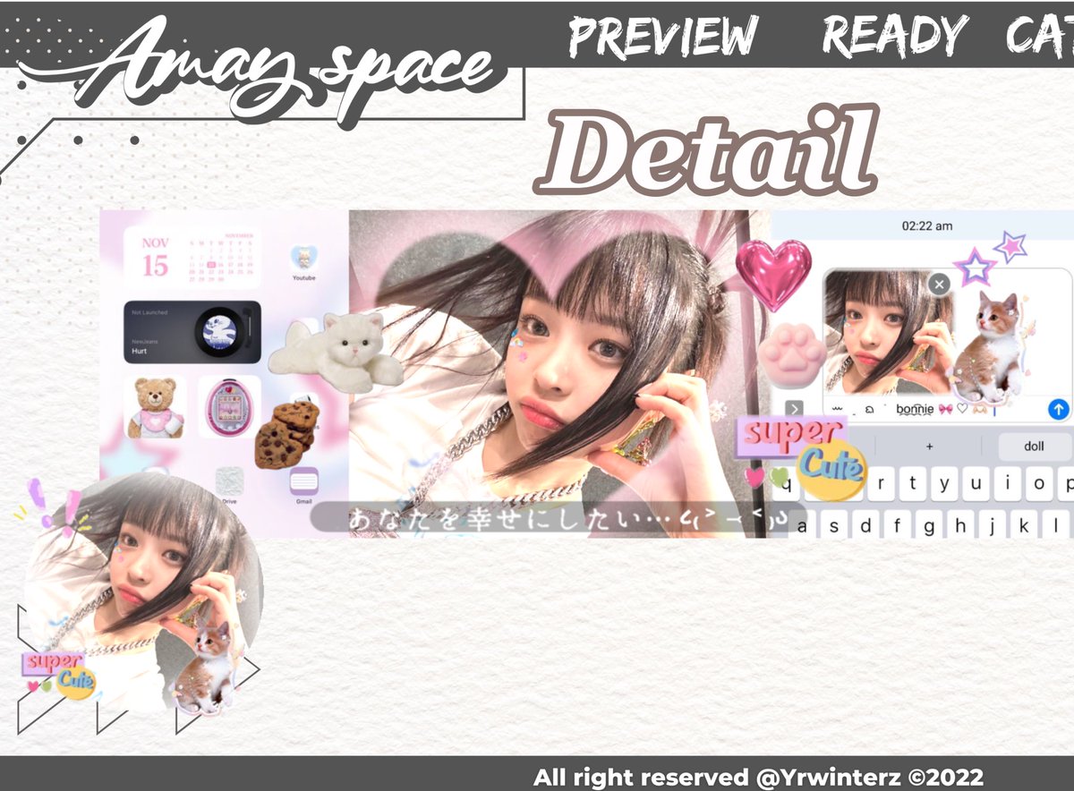 Help rt? Thank youu^^
Another day another layout cute from amay ceaft!🦋 kali ini amay ready stok layout gg (le sserafim,aespa, nj) 💞 yuu jajan 5k/each get ava png only yap open req juga, payment : spay/dana only #zonauang #zonajajanᅠ