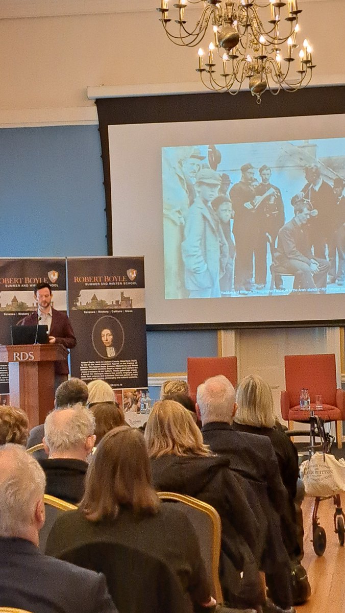 RobertBoyleFRS's tweet photo. Dr Ciaran O'Neil from @tcddublin discussing Trinity's Colonial Legacy during the second session of the morning. 

#RBWS #RBWS23 
@SETUIreland @CalmastWIT @scienceirel https://t.co/wCxBwPbbHM