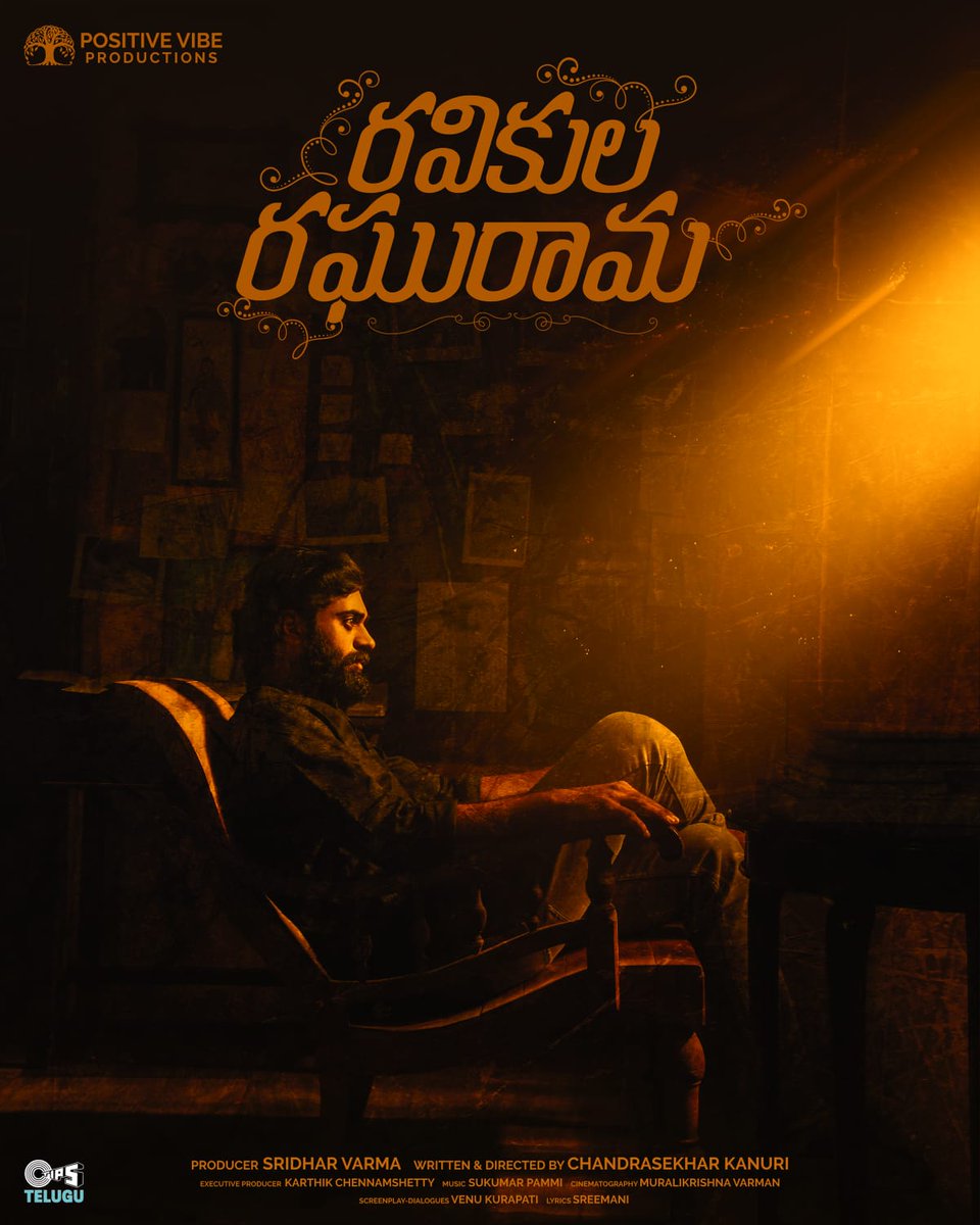 SukumarPammi's tweet photo. We are delighted to share the First look poster of our Movie - Ravikula Raghurama - a true love story.
#Ravikularaghurama! ✨❤️
MAKER: @sridharthestar 
Production:
 @positivevibeofficial1 
Music ON 🎵: @tipsteluguofficial
@gowtham_varma_sagi
@DeepshikhaOffi1
@Chandukanuriikk https://t.co/NArfZrzzoO