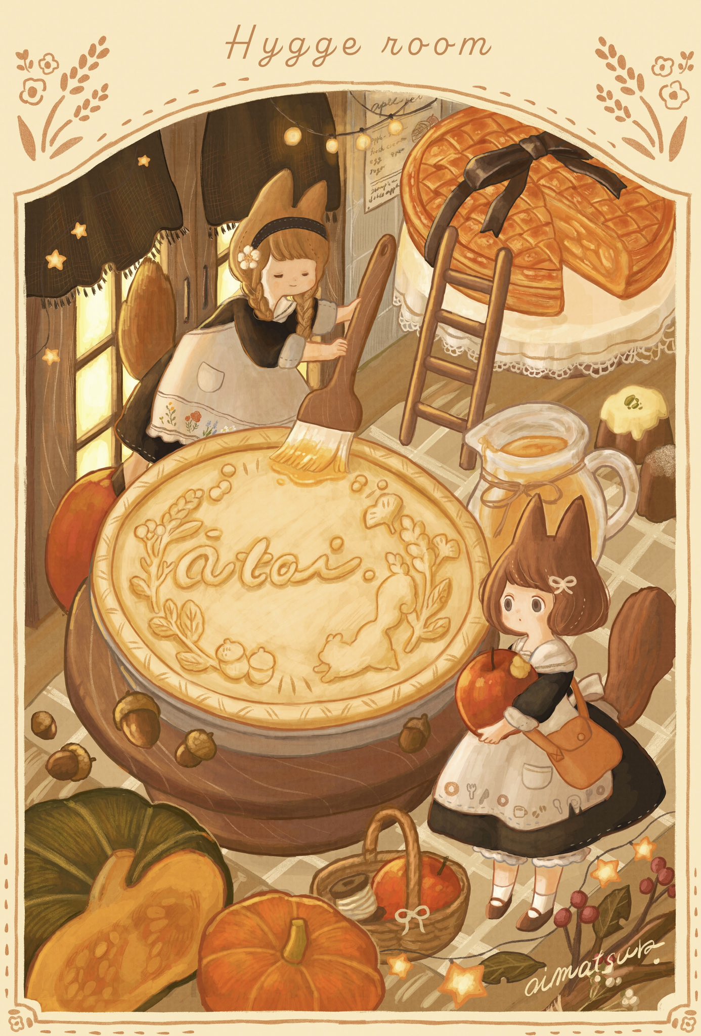 価格交渉可】まつうら あい 原画2作品