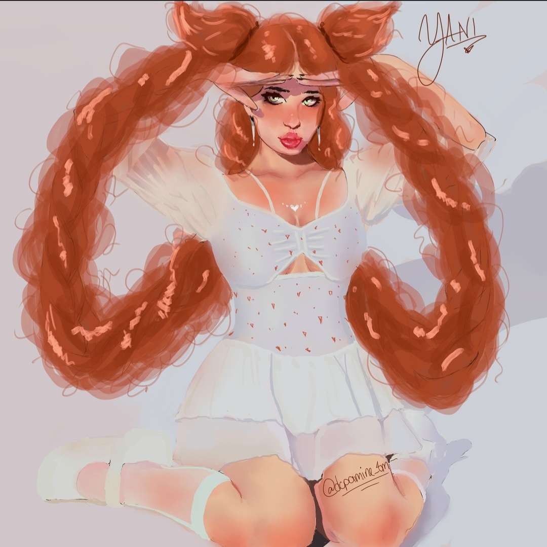 dopamine_tm's tweet photo. @Thighlassian Rough sketches and portraits of my OC Yani and My other OC Akira. Both halve elves. Yani is a Duchess of a land well known. Akira is an assassin, disguised as a dancer, and was assigned to protect Yani, who is a duchess, with her life. They eventually fell in love. ❤️ https://t.co/h8B8ic5Bok
