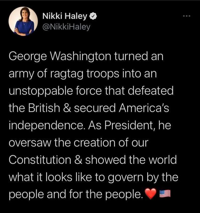 TheRomanoReport's tweet image. The Constitution was written and ratified BEFORE George Washington became President.

The Constitution created the office of President.

It would have been impossible for him to have been President until after the Constitution was ratified.

WOW... And YOU want to be President?