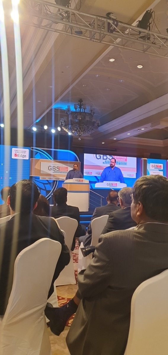 TweshMishra's tweet image. India will be amongst the pack of nations that will shape the future of technology of the world: @Rajeev_GoI at @ET_GBS #ETGBS #ScriptingEconomicChange