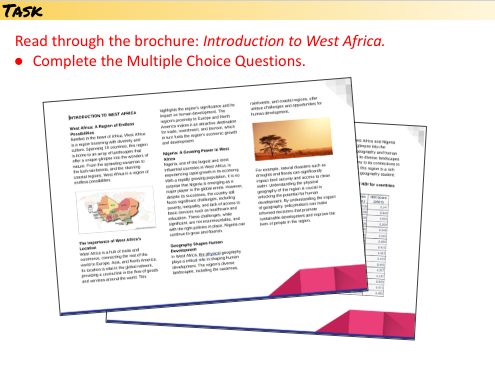 CampbellGeog's tweet photo. I have never liked our Africa Scheme of Work so I've started again from scratch and created a WEST AFRICA scheme for out Y9s for next half term.
https://t.co/WjbWVAEybW https://t.co/rqE7Ohi9qr