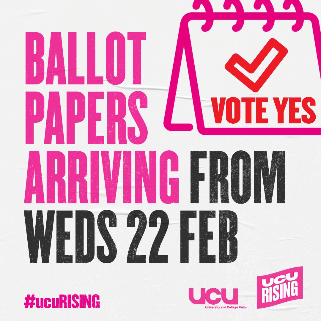 WE NEED YOU TO RT THIS FAR &amp; WIDE

Your action has delivered real progress in negotiations – &amp; we are closer than ever to changing our sector forever

But we cannot let up. Every member must vote YES in the reballot &amp; pile the pressure onto the bosses

Bring it home

#ucuRISING