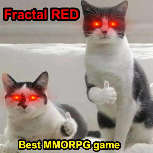 wesleychen886's tweet photo. @FractalRED #Fractal RED
Fractal is the Best #MMORPG
Fantastic game experience, the Game built by #UR5
Hope you like my MEME of the laser eyes cats
Join the discord: https://t.co/gEa8mQivgZ https://t.co/xzHeFkEuGs