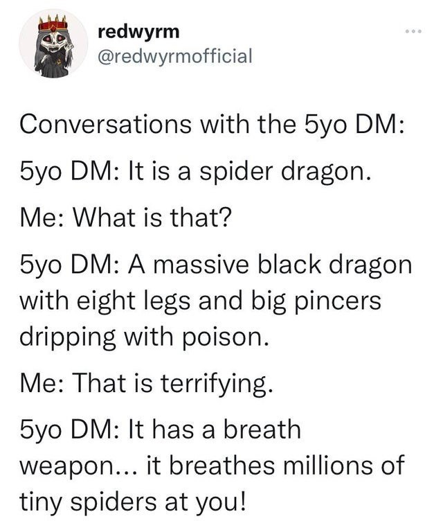 NerdCastle's tweet photo. #DungeonsAndDragons #DnD #NerdCastle #NerdCastleStore #Meme #TTRPG #TableTop  #Boardgames #DM #DungeonMaster https://t.co/xiQMw2MPdC