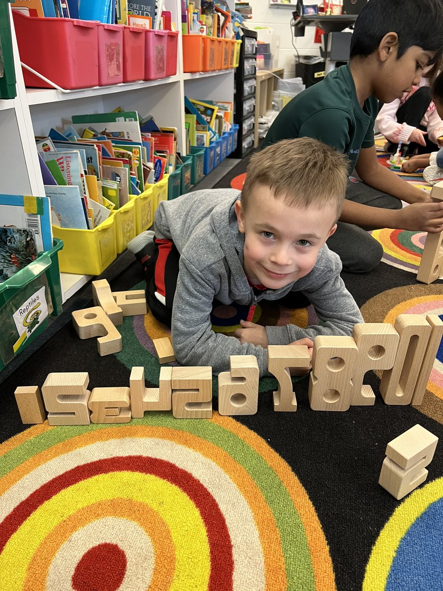 Thank you Mr.Segovia or we call him “Mr.Mathgovia” for the fun number blocks!
#OneTROY