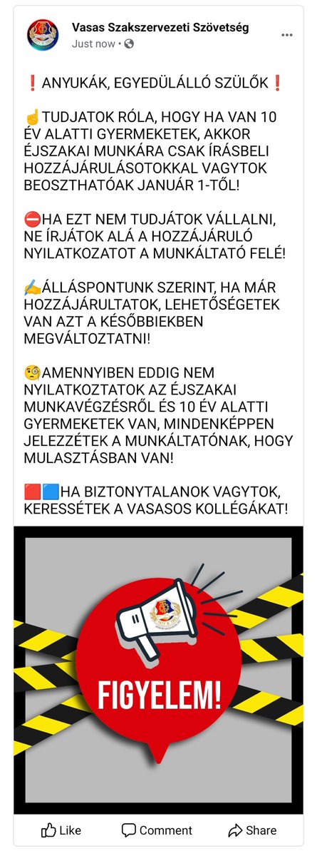 Vasas Szakszervezet tweet media