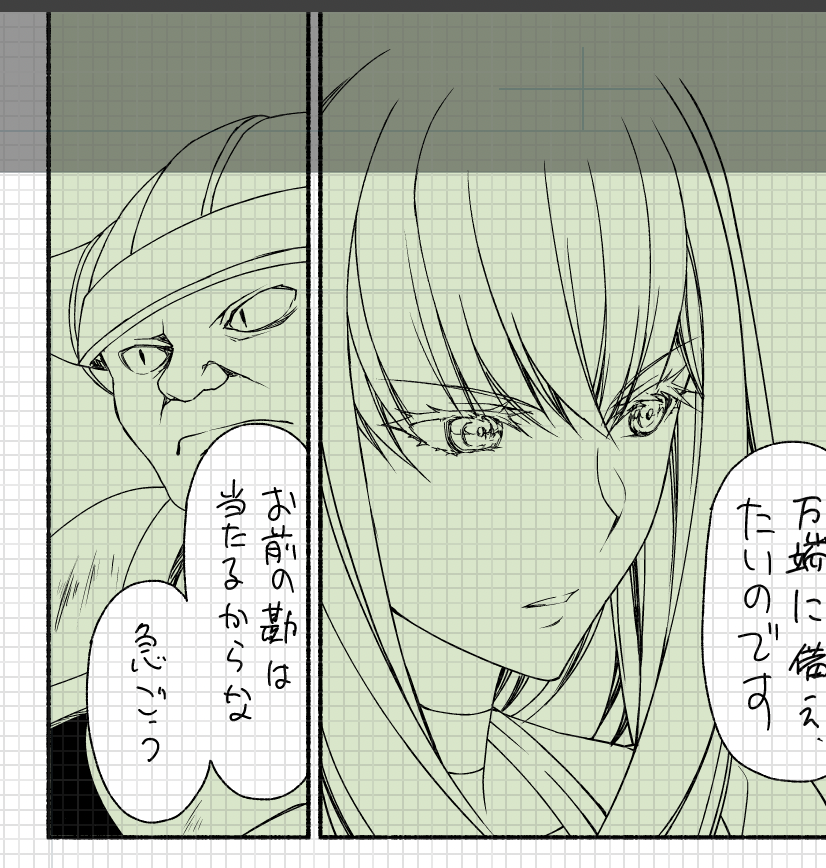 普段は表に出る事がないすっぴんディムロスさん

描く時はこの状態から毛を盛ってゆきます😁

#元むす 