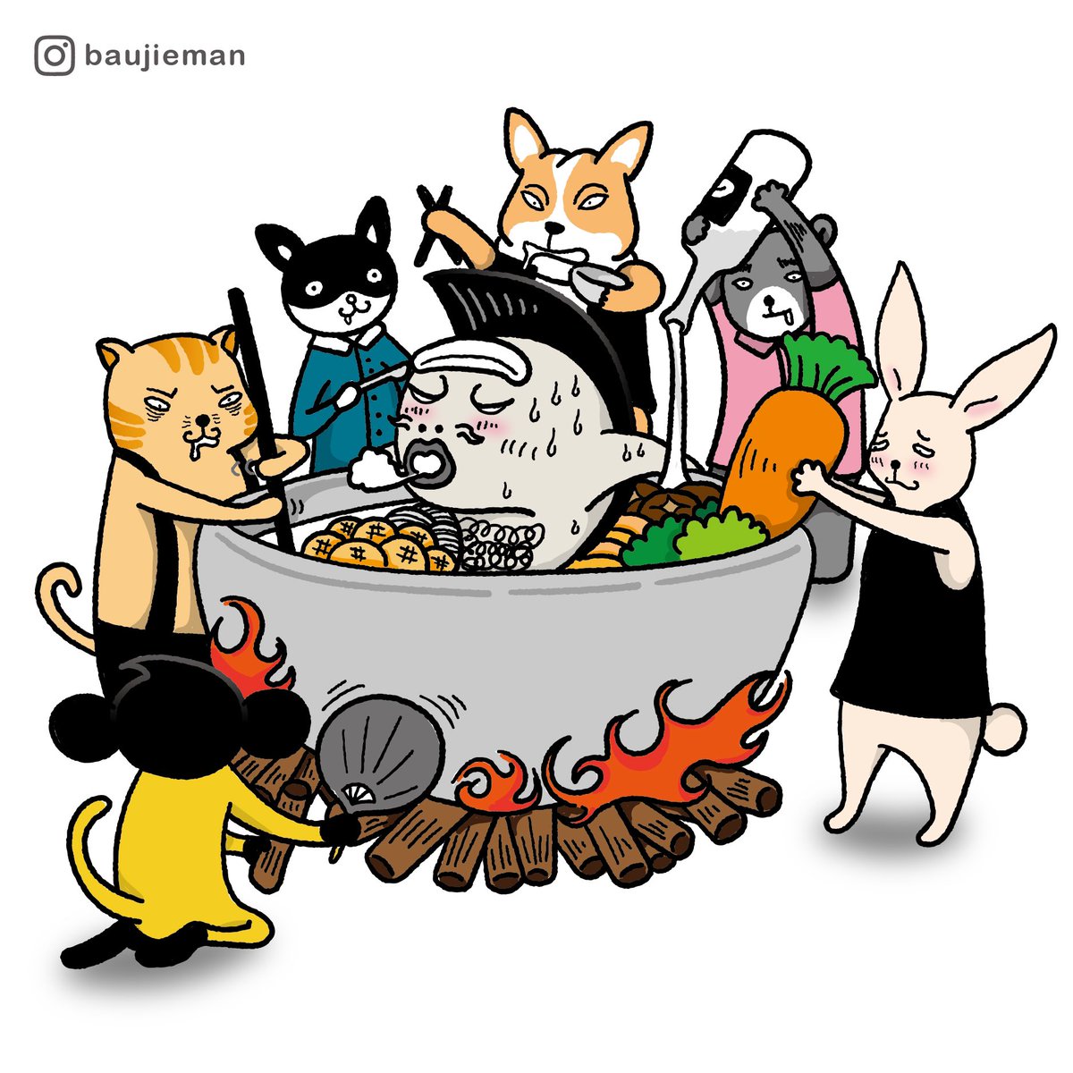 ethanhot0831's tweet photo. 今晚想吃麻辣魚鍋❤️
#原創 #電繪 #illustration #digitalart #sketchart #創作漫画 #イラスト #畫師 #foodphotography #painting https://t.co/XGqLcipFMT