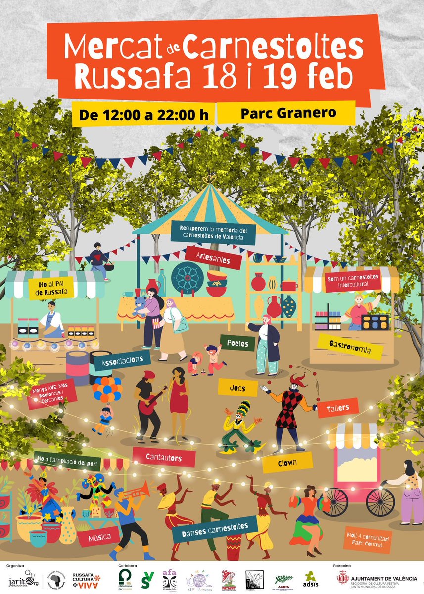 MovilizateOrg's tweet photo. CARNAVAL DE RUZAFA 18f https://t.co/kq8qNT3NAw