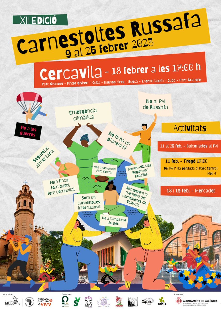 MovilizateOrg's tweet photo. CARNAVAL DE RUZAFA 18f https://t.co/kq8qNT3NAw