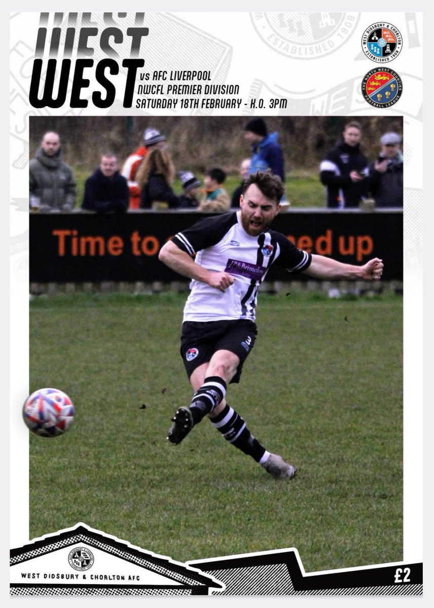 🗞️ Tom Westall takes pride of place on the front of today's match programme, available on the gate for £2.

Inside: Q&amp;A with Max Lewens, latest news from around the club and a potted history of today's visitors.