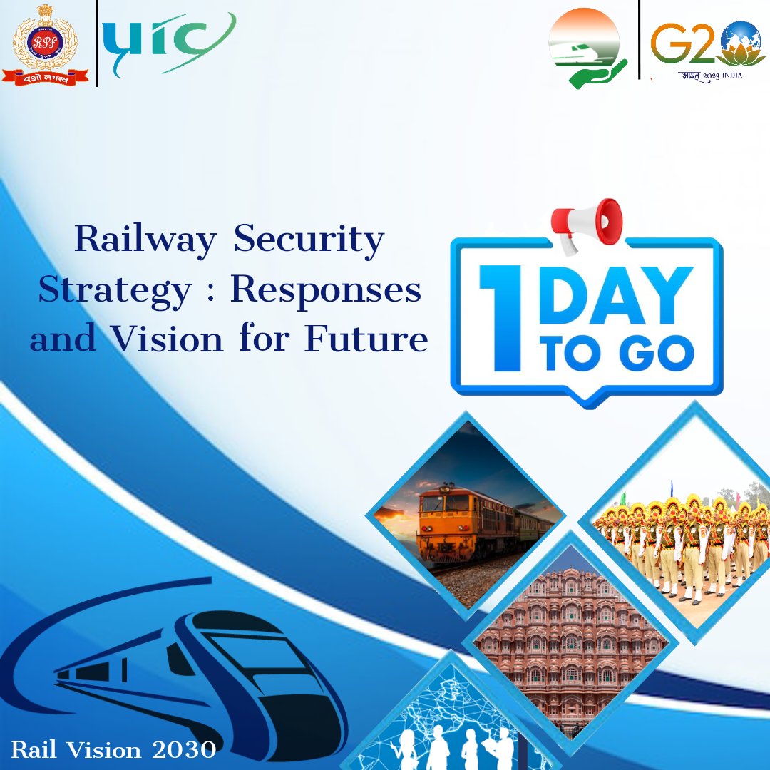 As security threats continue to evolve, it is important to stay ahead of the curve. Join us at the 18th UIC World Security Congress to be updated on the latest strategies and techniques for ensuring Railway Security
#01daytogo 
#UIC_WSC_2023 #RailVision2030