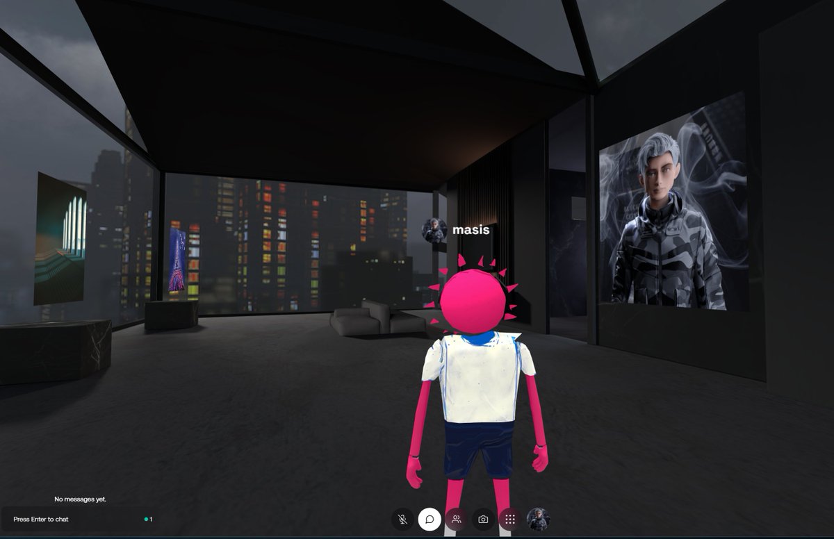 masisus's tweet photo. Just moved into my new @BlvckParis Penthouse on Oncyber #BLVCKPOD π€
Check out my new metaverse loft!
https://t.co/vQ9YtUXvC4 https://t.co/UNjAGcnpnN