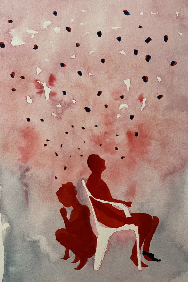 Phillippe Noens schreef een schitterend verhaal waarmee hij de tweede prijs binnensleepte. 

Je leest het hier: verhaalvdmaand.blogspot.com/2023/02/tweede…

Illustratie: Michele D'Asaro

#schrijfwedstrijd #literatuur #kunst #schrijven #korteverhalen #zkv #kortverhaal #schrijver