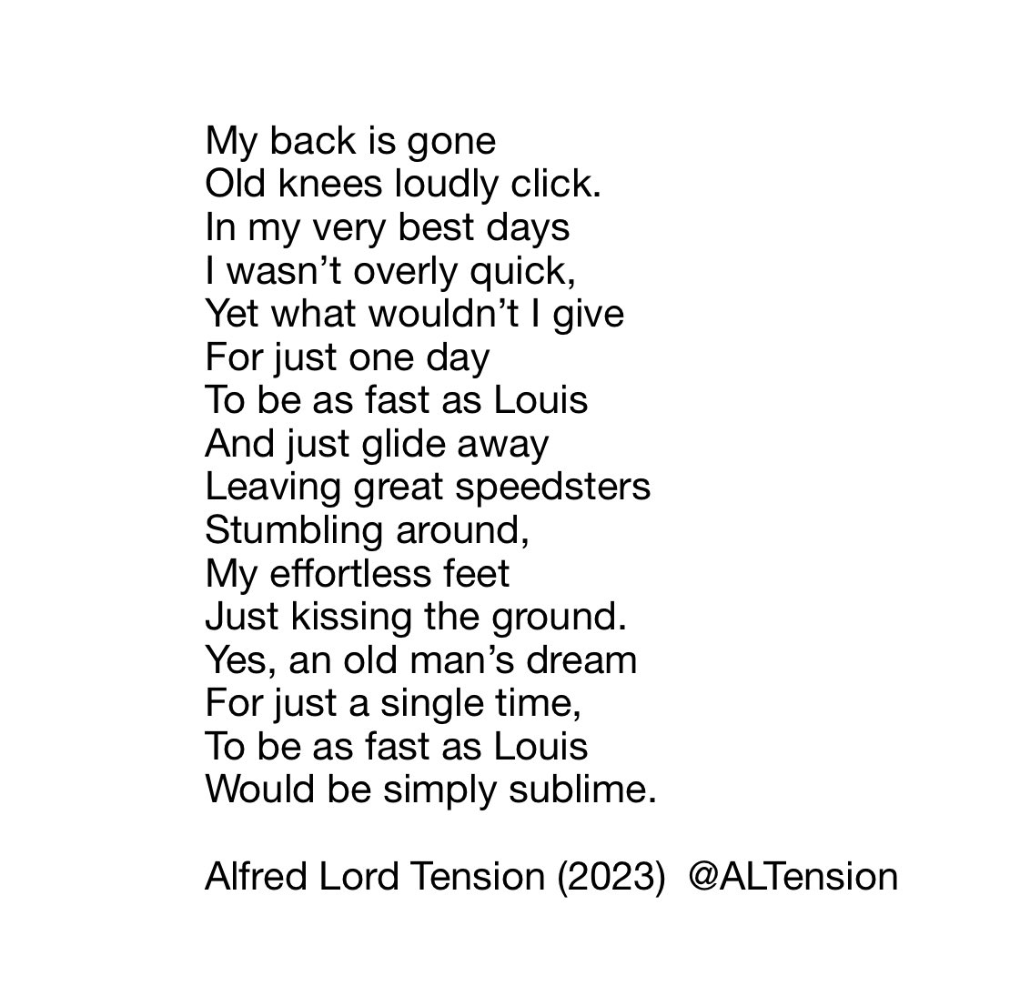 ALTension's tweet image. Here’s one after last nights dream.
It’s titled Louis