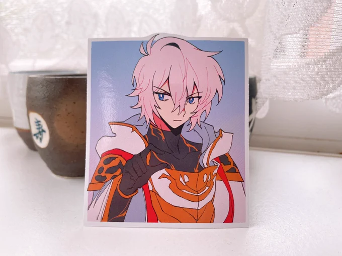 shop has now been restocked! including the old vinyl stickers + new faa :] saiyakucham comes with a rose gold clasp for this batch     