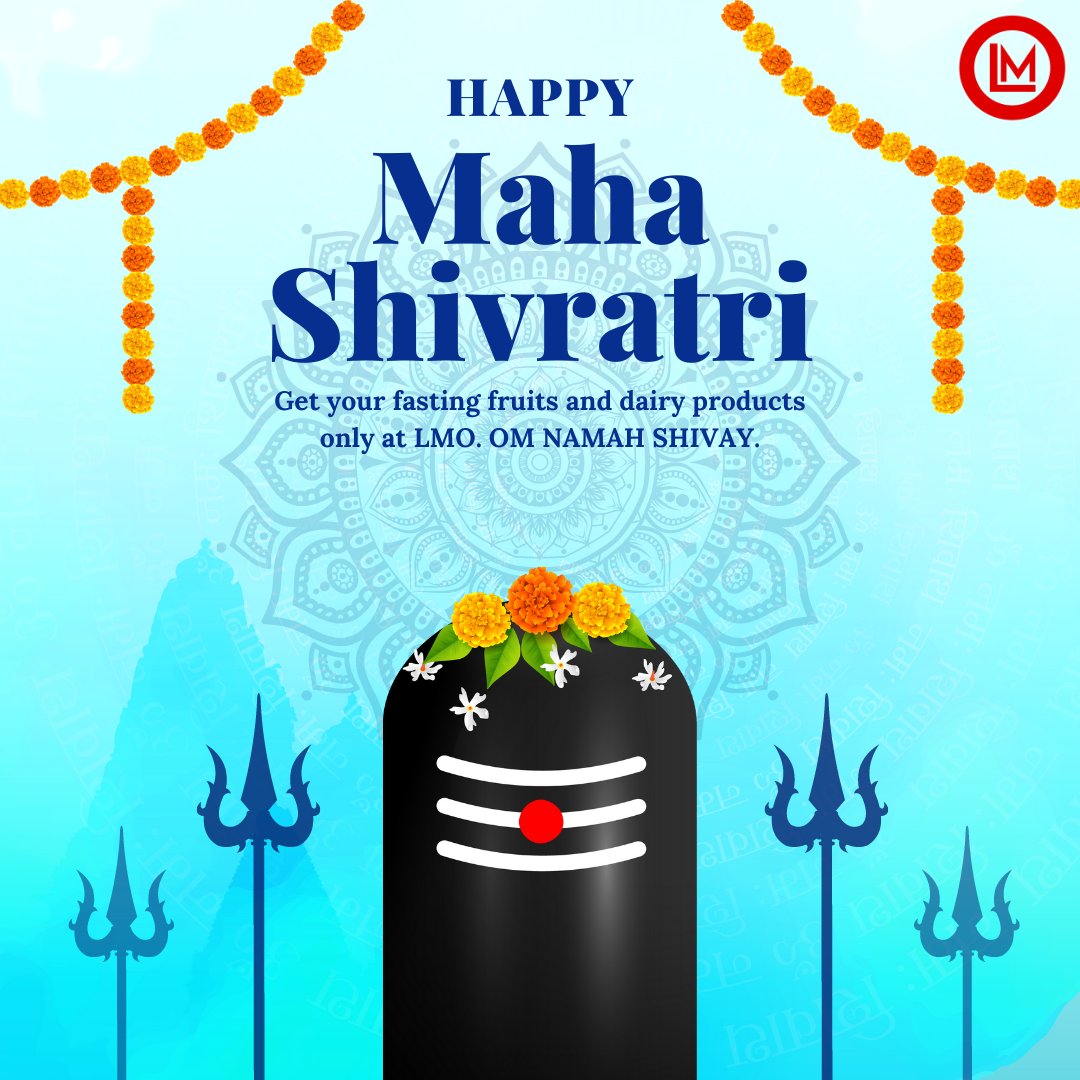 LMO_official's tweet image. Get your prayer fulfilled by ordering your fasting fruits and dairy products. only on LMO.
HAPPY MAHA SHIVRATRI 🕉 😇 Get your fasting fruits and dairy products only at LMO. OM NAMAH SHIVAY. 🕉
Download App Now:-
play.google.com/store/apps/det…...
#lmo #localapps #localstores #localdeals