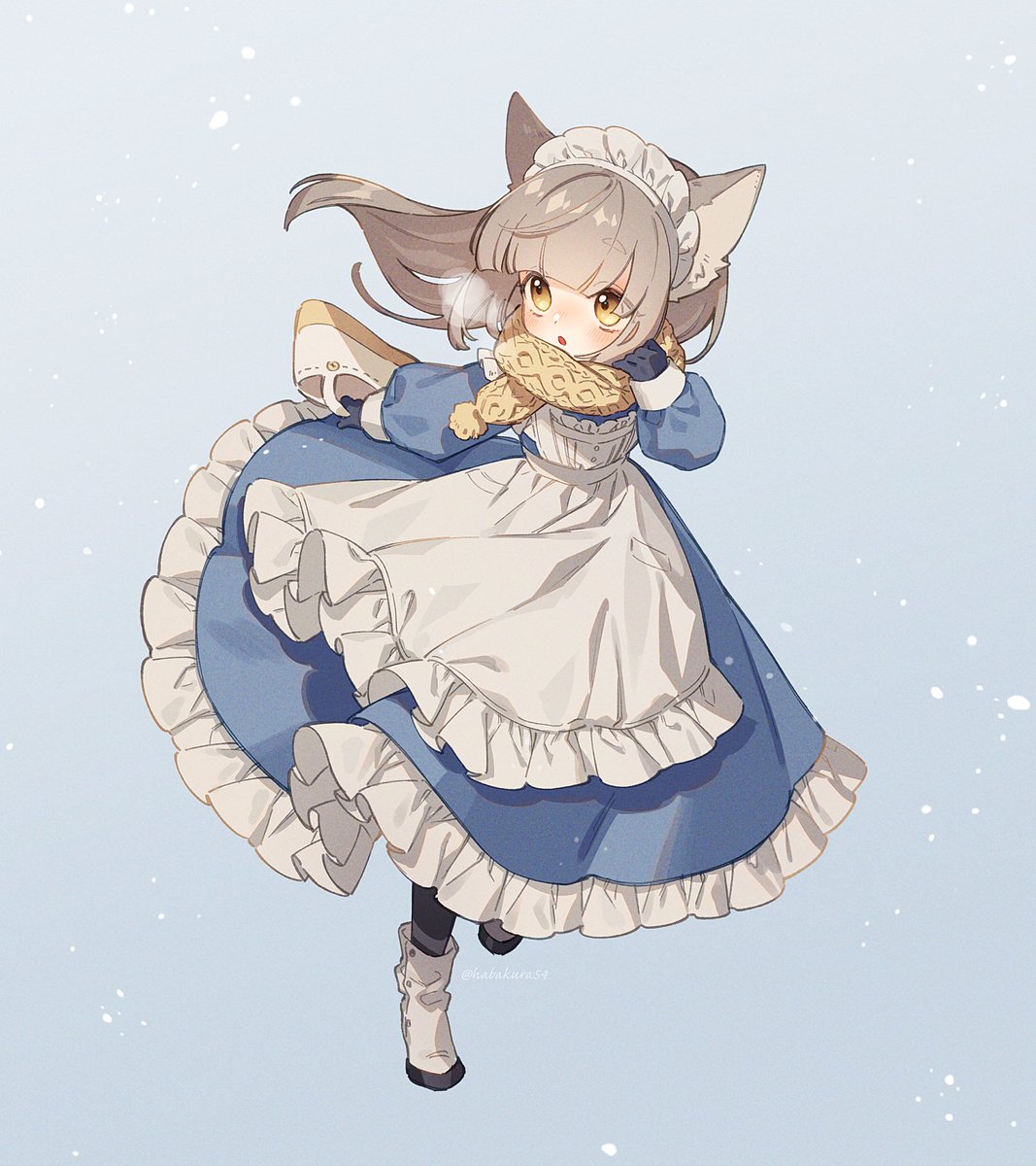 「#これを見た人はメイドをTLに放流しよう 」|ごし🍫のイラスト