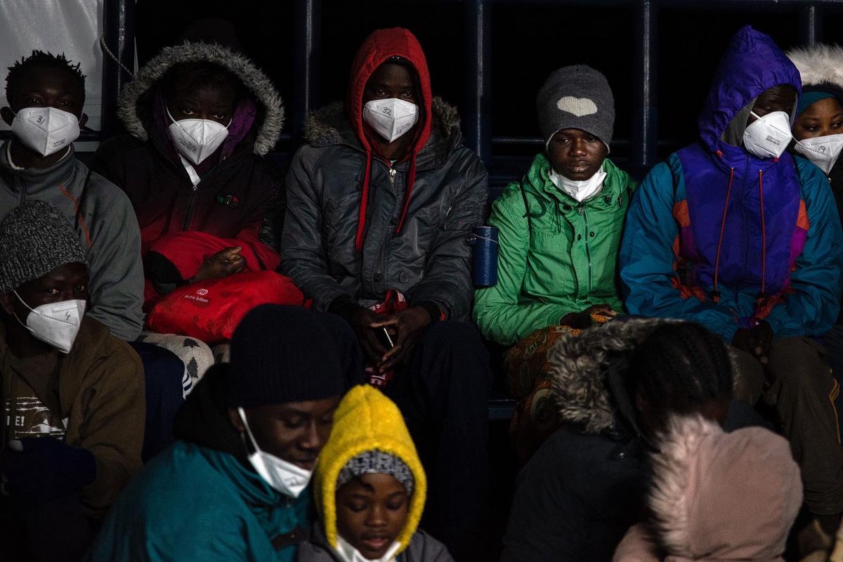 XimenaBorrazas's tweet photo. In the early hours of Saturday 18 February, the 31 migrants rescued on 15 February 33 miles off the Tunisian coast by the Spanish humanitarian ship Aita Mari disembarked in #Civitavecchia.

#SearchAndRescue #SARMalta https://t.co/JMJsBrt4MG