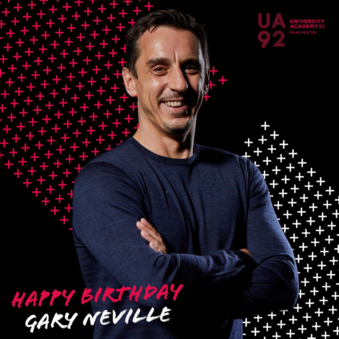 Happy birthday to our Co-Founder, Gary Neville!

Have a great day,   
