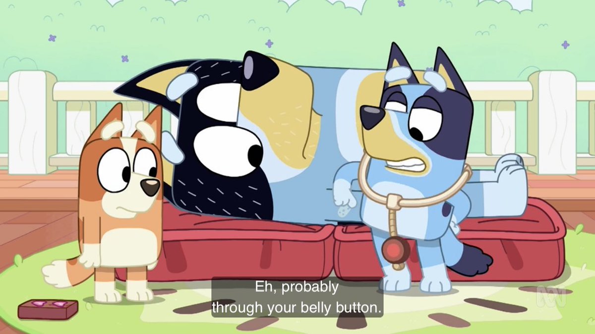 out of context Bluey tweet media