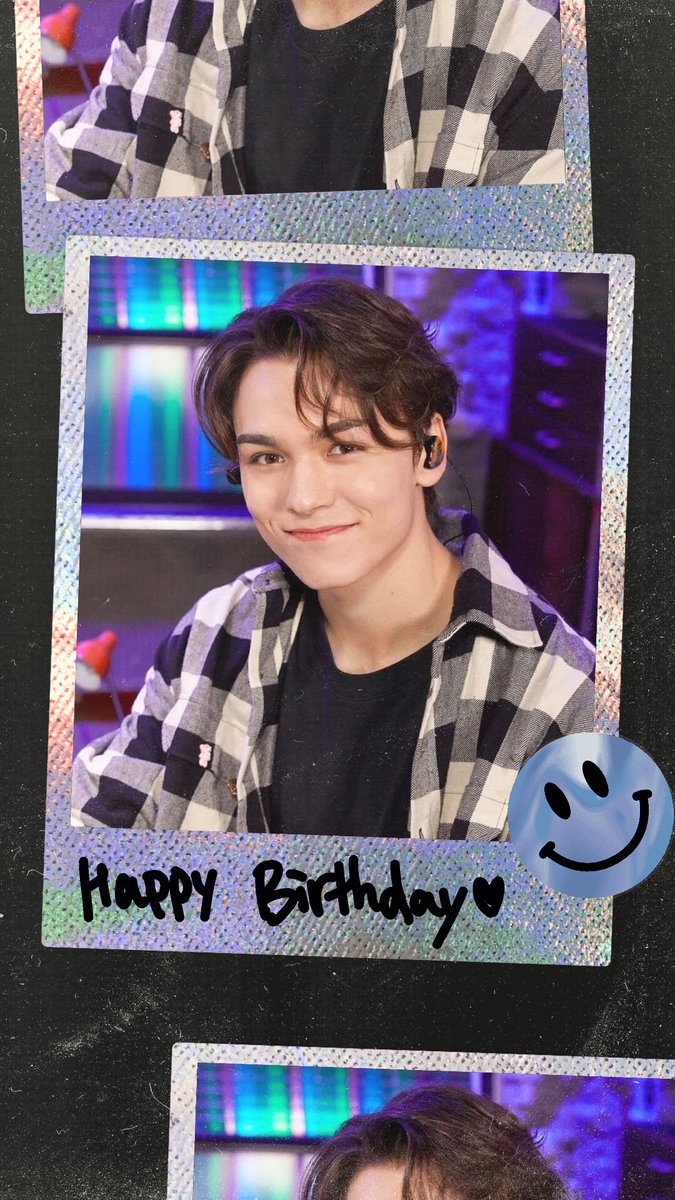 PKTSProductions's tweet photo. Happy Birthday Vernon! 🎂🫶

#PKTProductions 
#momentswellshared
#seventeen #vernon https://t.co/FXNISDYh0V