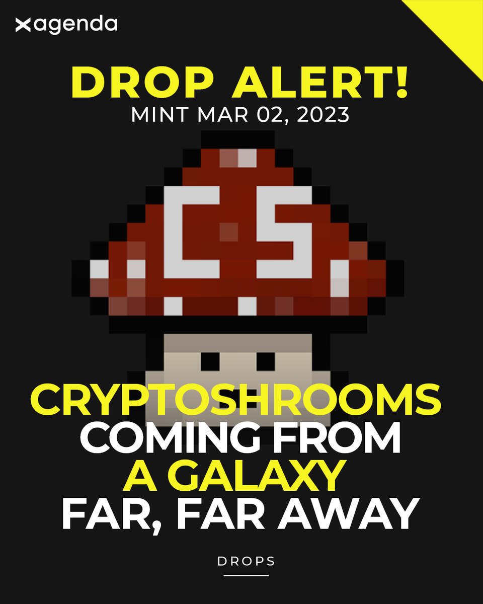xagendaio's tweet photo. Spring it's in full bloom with @ShroomsCrypto coming to #MultiversX in March.
Keep an eye for the βοΈ symbol on https://t.co/RYsnlFkRuS
#MultiversXNFTs #NFTgame https://t.co/DHUITCSHbc
