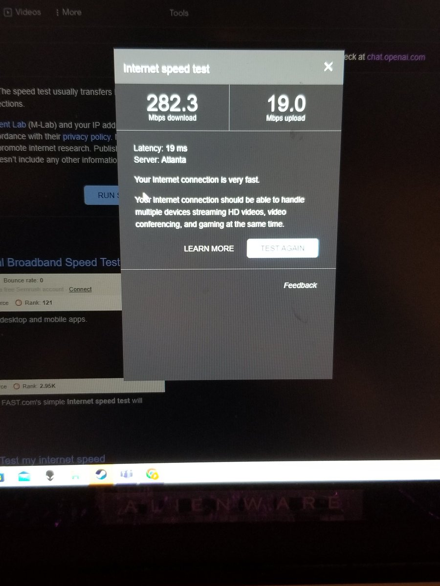 PKent26's tweet photo. Anyone who has fiber internet....what does your speed test say? https://t.co/EHTWBUXq5k