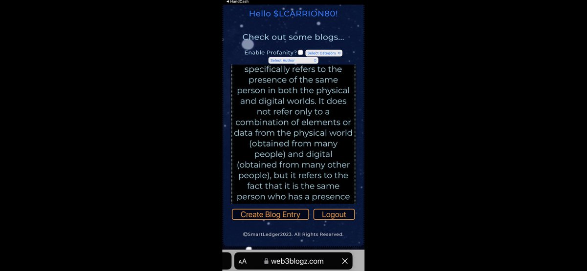lcarrion80's tweet photo. ➡️#BlogueroDigital₿
#DigitalNomad
#HandCashApp
#Micropagos BSV
#Phygital #Blog #Posts
#Post #BSV #Web3 #Blogz #Post3 #blogs3 #BitcoinSV #Bitcoin
#Nanopayments $BSV
#PhygitalNomad web3
#SmartLedger #blogs
#SmartLedgerSolutions
#BSVBlockchain 
#Web3Blogz ↕️
https://t.co/2plSMzjlmw https://t.co/SkMbKnrDiZ