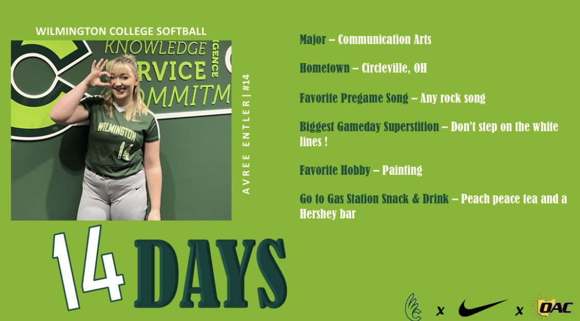 DubC_Softball's tweet image. ✌️ Weeks til game day!!🥎🐾💚 #Wolfpack