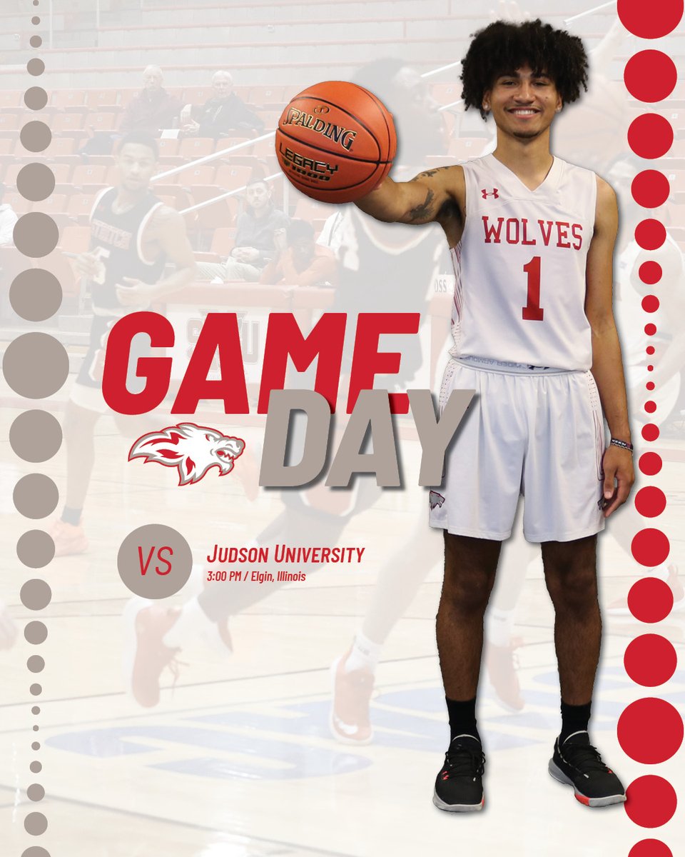🏀GAMEDAY🏀

<a href="/MBB_CSU_Wolves/">Cardinal Stritch Basketball</a> plays their last regular season game today against Judson!

📍Lindner Fitness Center | Elgin, Illinois
⏰3pm
📊bit.ly/3S8UESC
📺bit.ly/415uXqa