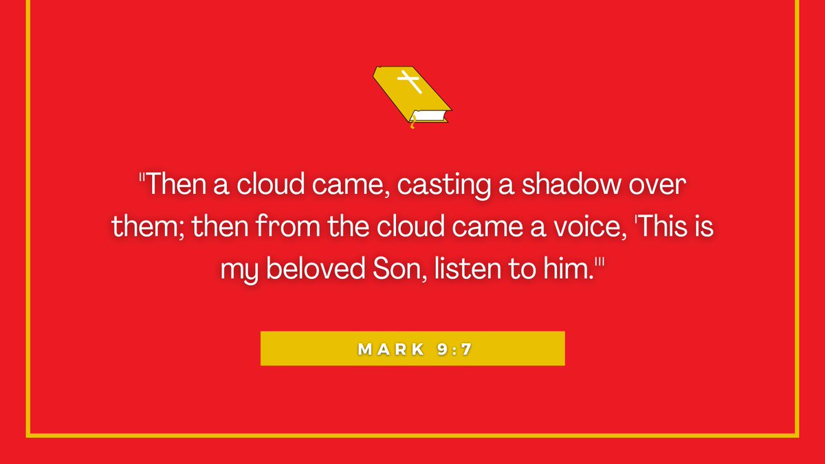 BishopCaggiano's tweet image. “This is my beloved Son, listen to him.” 🕊️ #ScriptureSaturday