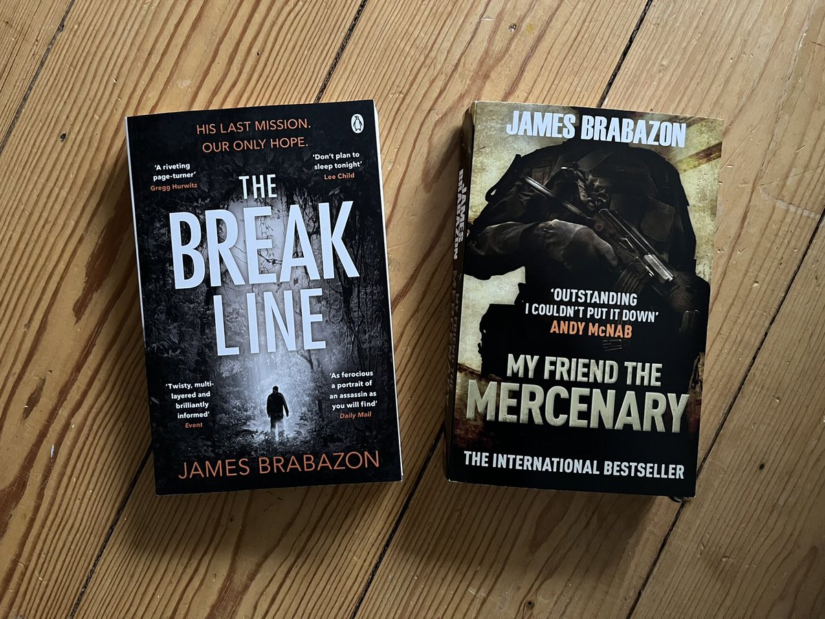 Lastly, on the #LondonBookshopCrawl I collected my final two books!!
‘The Break Line’ and ‘My Friend The Mercenary’ by @james_brabazon 
🙌📚
@BookshopCrawlUK 
Happy Reading to everyone 🙏