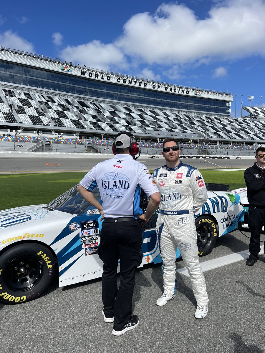 SamHuntRacing's tweet photo. Let’s go qualifying for the #Beef300! 

@parker_chase19 will roll off 20th &amp; @KazGrala will roll off 29th in Q-order. 

#TeamToyota | #FindYourIsland | #Ontivity https://t.co/F4wVoE7bjb
