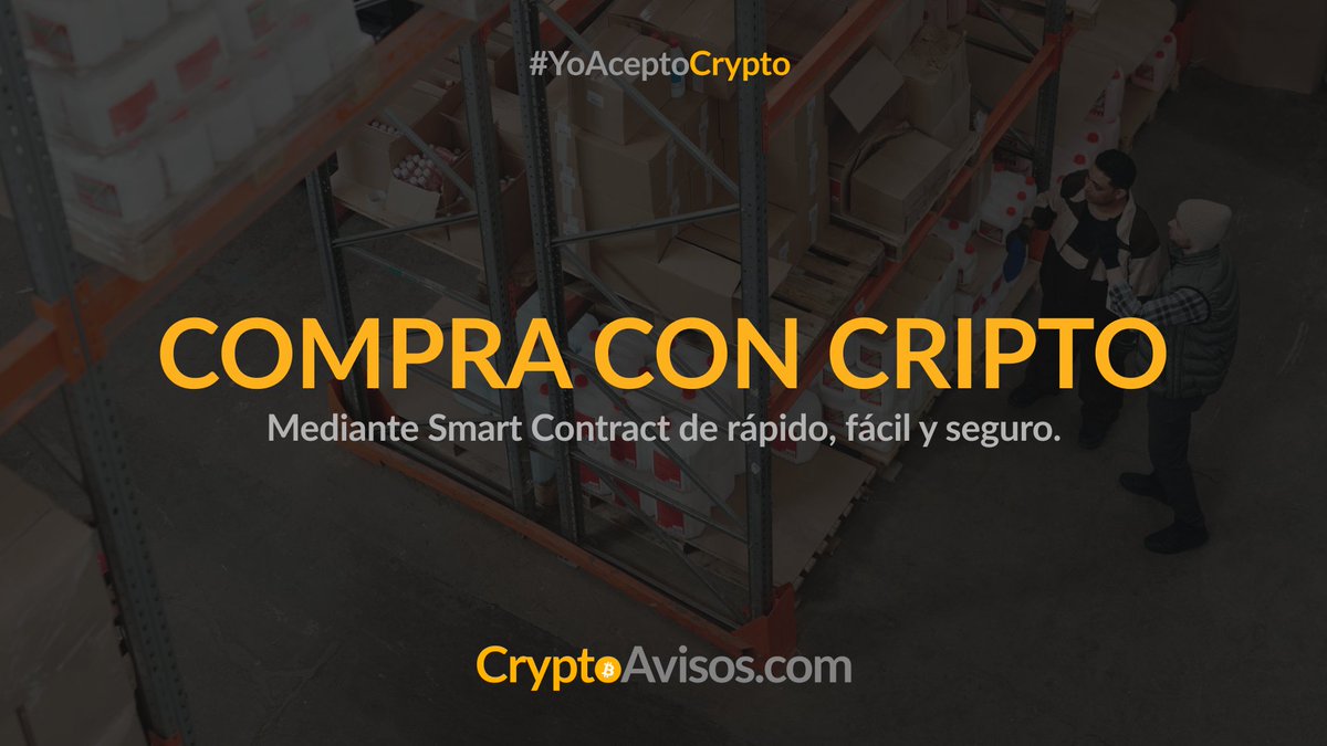 CryptoAvisos's tweet photo. Aunque estemos en silencio, seguimos construyendo 🤭.

Y ya que estamos, aprovecha a sacarle partido a tus criptomonedas en CryptoAvisos adquiriendo esos productos que necesitas vía Smart Contract 🙌🏼.

Todo en ⇾ https://t.co/BRTxhKSNDj 🛒. https://t.co/JDEAF4rpWo