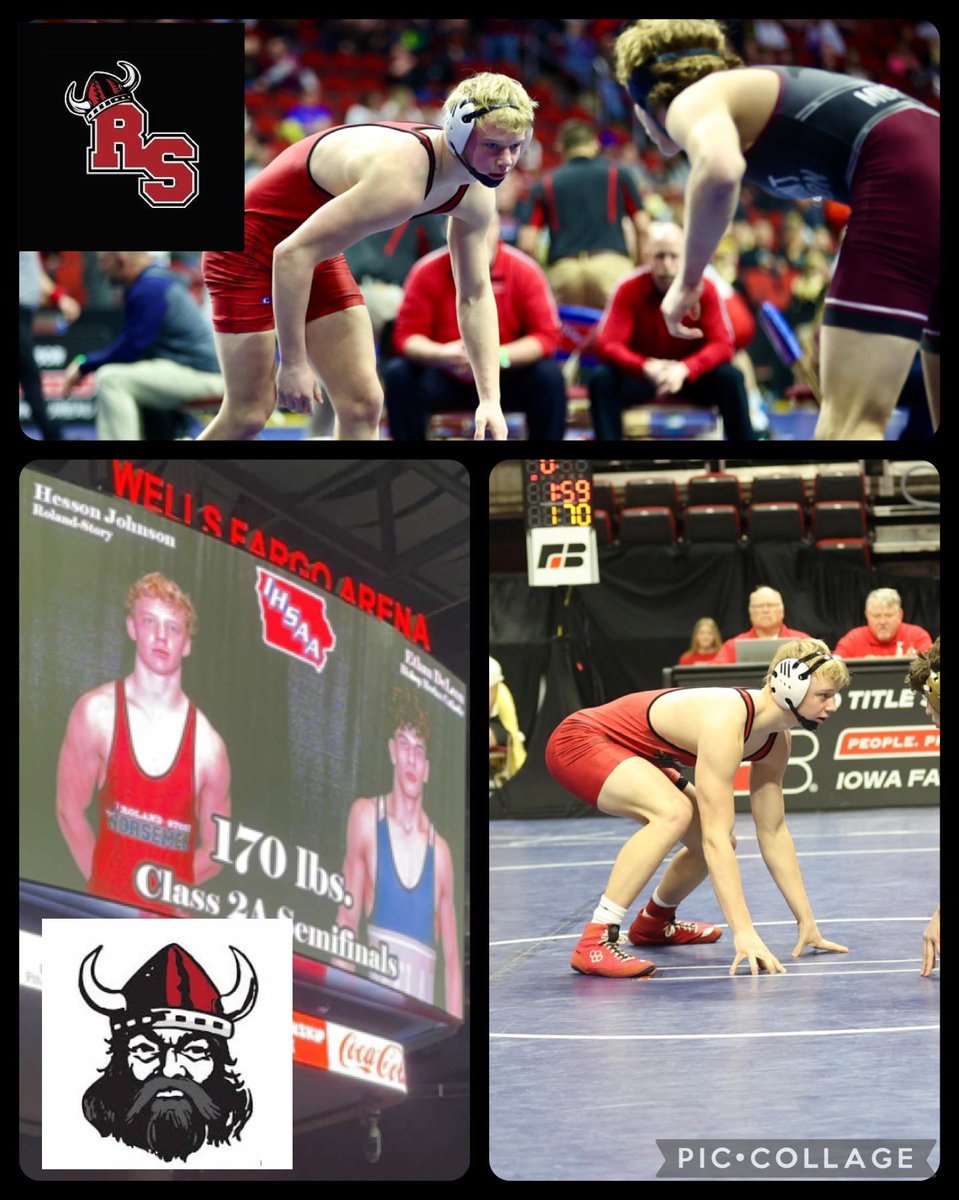 RSNorseScores's tweet photo. @JohnsonHesston will wrestle #4 seeded Kellen Moore of Forest City for third place with in the next 90 minutes or so. #14 seeded Norsemen has upset #3, #5, #6 seeds on his way to the podium.
@RS_Norsemen
@WrestlingNorse
#iahswr
#OneMoreLeft https://t.co/0I64qCaB7l