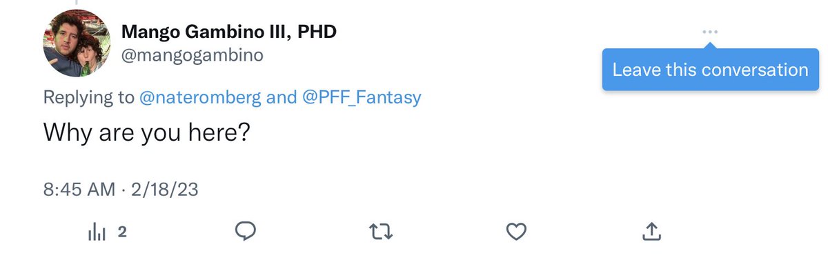 nateromberg's tweet photo. @mangogambino @PFF_Fantasy Twitter agrees with you https://t.co/Vxi2dTF4uR
