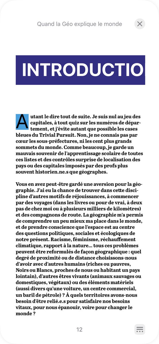 SihaoLS's tweet photo. À faire lire aux lycéens qui postulent en fac de geo en pensant que géographie = quizz capitale pays et mondialisation (je pensais pareil en terminale) https://t.co/IG8fRO4RdV