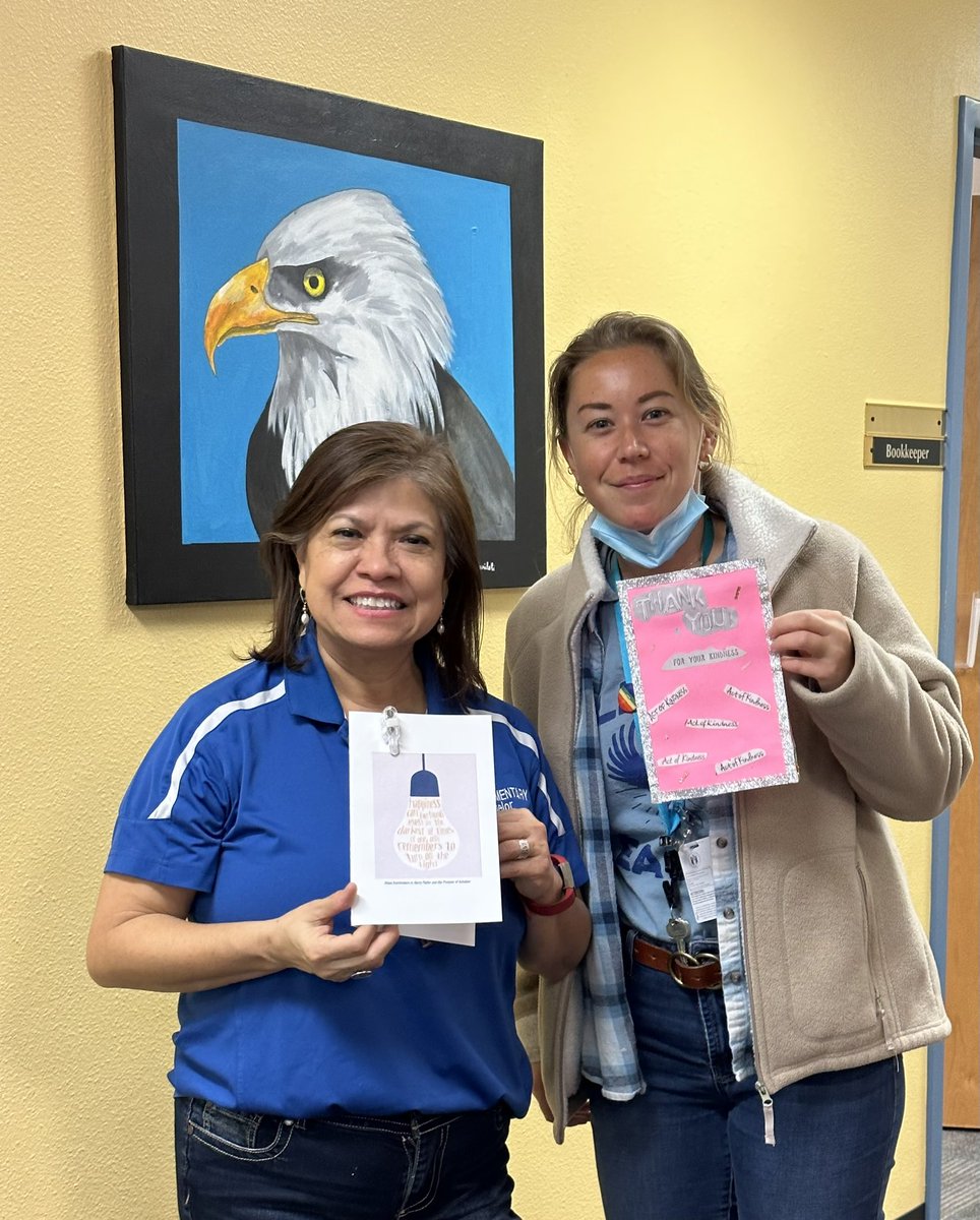 bcarsal's tweet photo. We need Random Acts of Kindness not just for a day but for a lifetime! @LinderEagles sprinkling kindness❤️ all week long! @AISDCOUNSELING  @tiffdlrwaterman @DirectoraMMR @MissA_Gardner https://t.co/6HYBYrf663