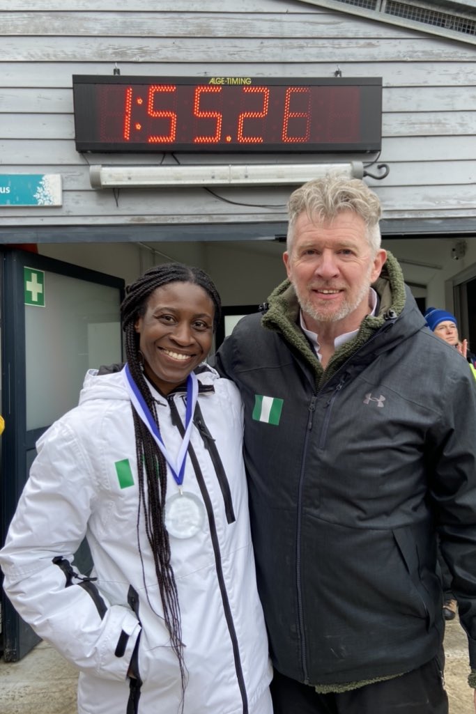 IceCoachGunn's tweet photo. Well done to this fantastic lady ……
Simidele Adeagbo. 
A 4th place on the Europe Cup in Winterberg. 
She was 2nd after the first run but made a mistake and dropped to 4th on the second run. 
Big thanks go out to Rob Hinton who taught her most of what she knows today. 🛷 https://t.co/XYyez3jgg6