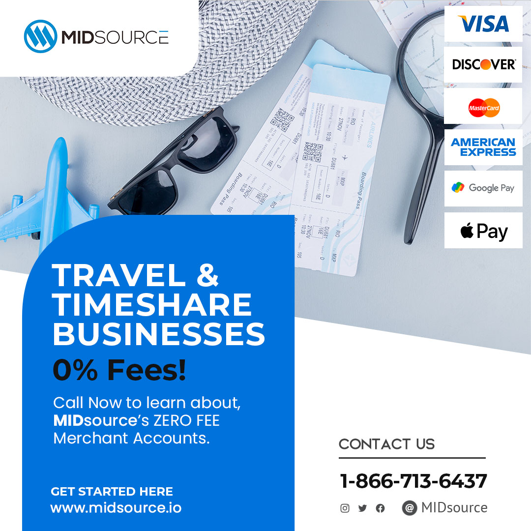 MIDsource's tweet image. $0 ZER0 FEES 0%
Travel Agencies &amp;amp; Timeshare Businesses:
Call Now to learn about, MIDsource’s ZERO FEE Merchant Accounts!

Call to Learn More
1-866-713-6437

#MIDsource #zerofees #acceptpayments #ecommerce
#retailbanking #SmallBusiness