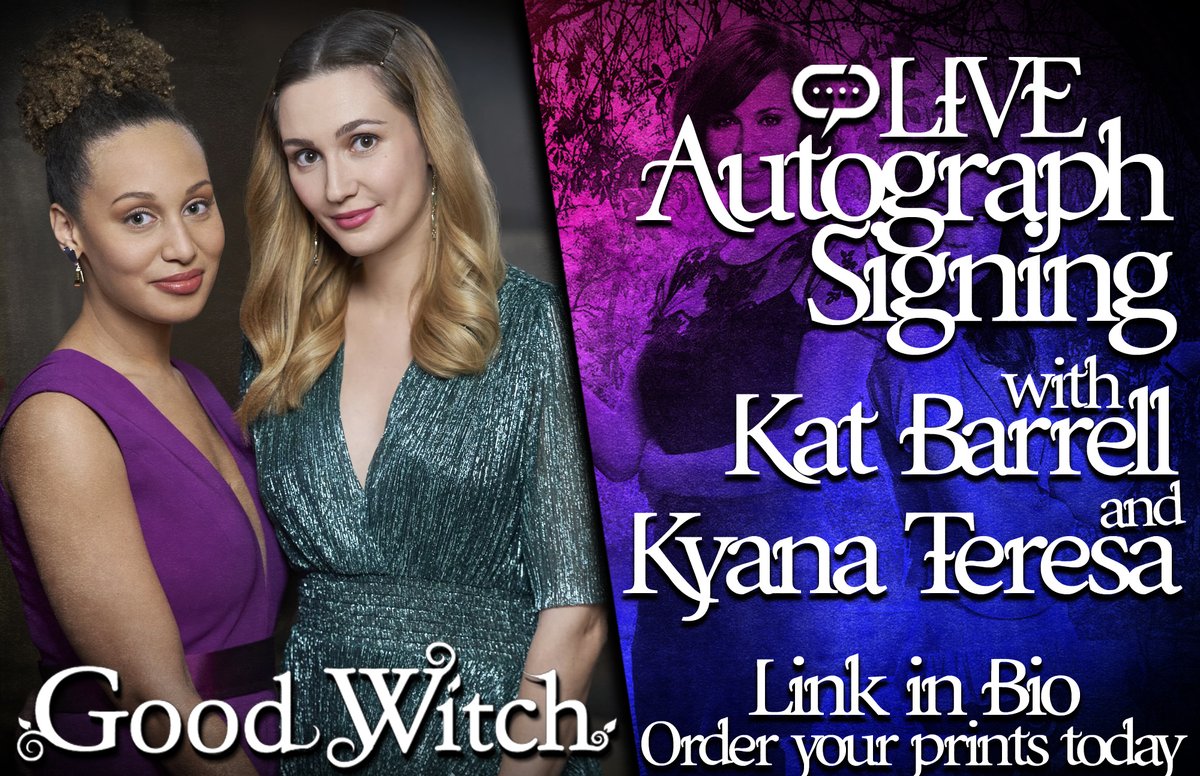 TOMORROW - Special #Valentines #ValentinesDay signing with @KyanaTeresa and @KatBarrell will be signing LIVE on February 19th!!!! Order your prints today at ow.ly/qCC950MVtaC #GoodWitch #WynonnaEarp #joy #zoey #ZoeyandJoy #joyharper #zoeytaylor
