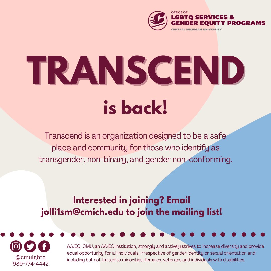 CMU LGBTQ Services/Gender Equity Programs tweet media