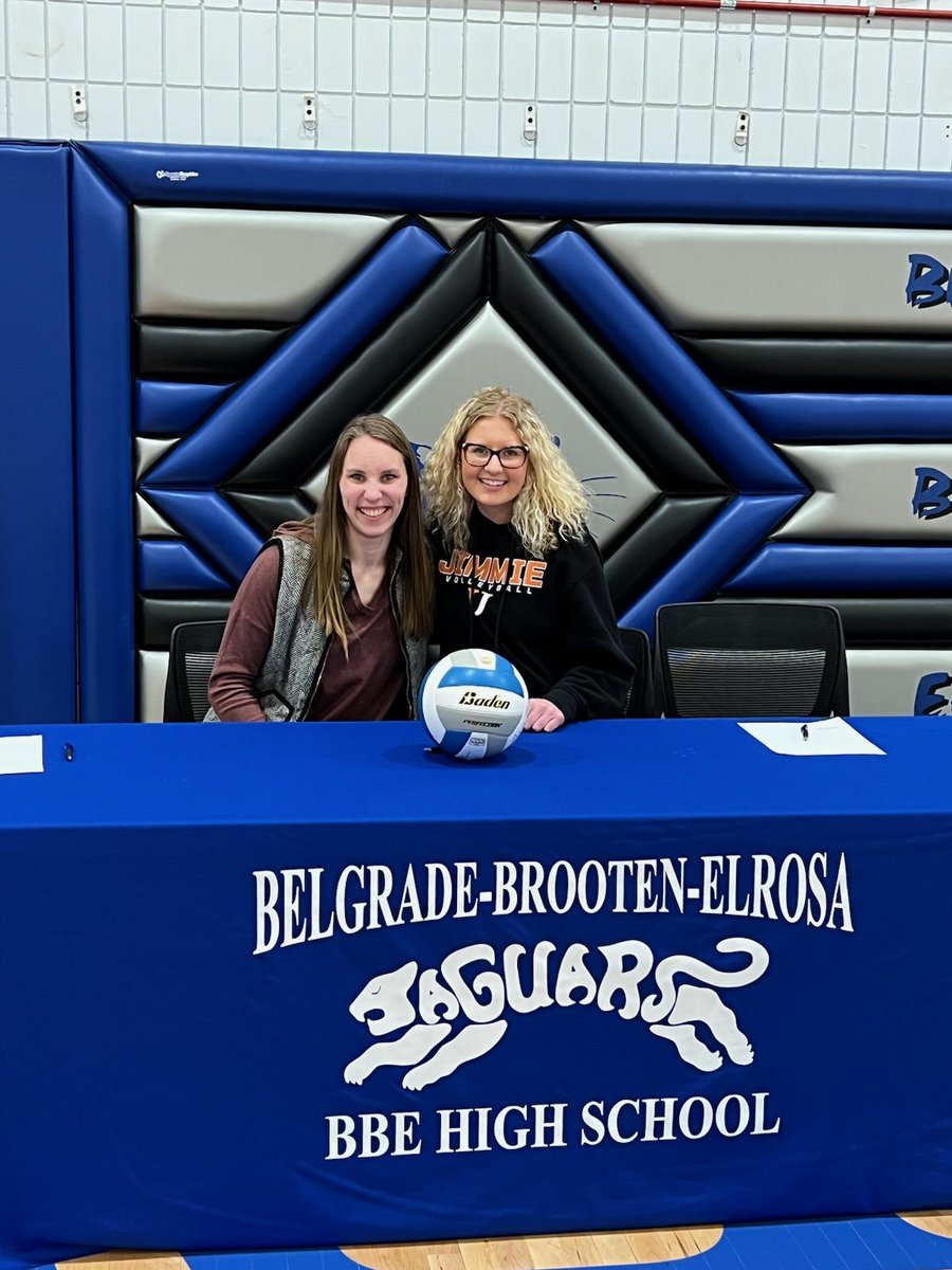 Congrats to <a href="/avajean_mueller/">Ava</a> on her signing to play volleyball for Jamestown University in ND! We are so proud of all your hard work to achieve this dream. Shout out to Abby Berge and Ethan Spanier on their commitment to college athletics as well! <a href="/BBEschools/">BBE Public Schools</a>