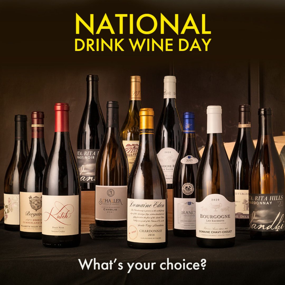 Happy National Drink Wine Day - What are you drinking today? We would love to hear from you! #nationaldrinkwineday #drinkwineday